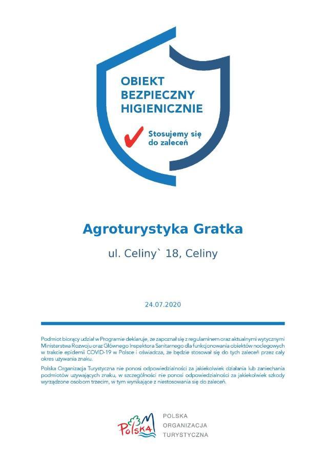 Gospodarstwo Agroturystyczno-Edukacyjne Gratka Celiny  Exterior foto